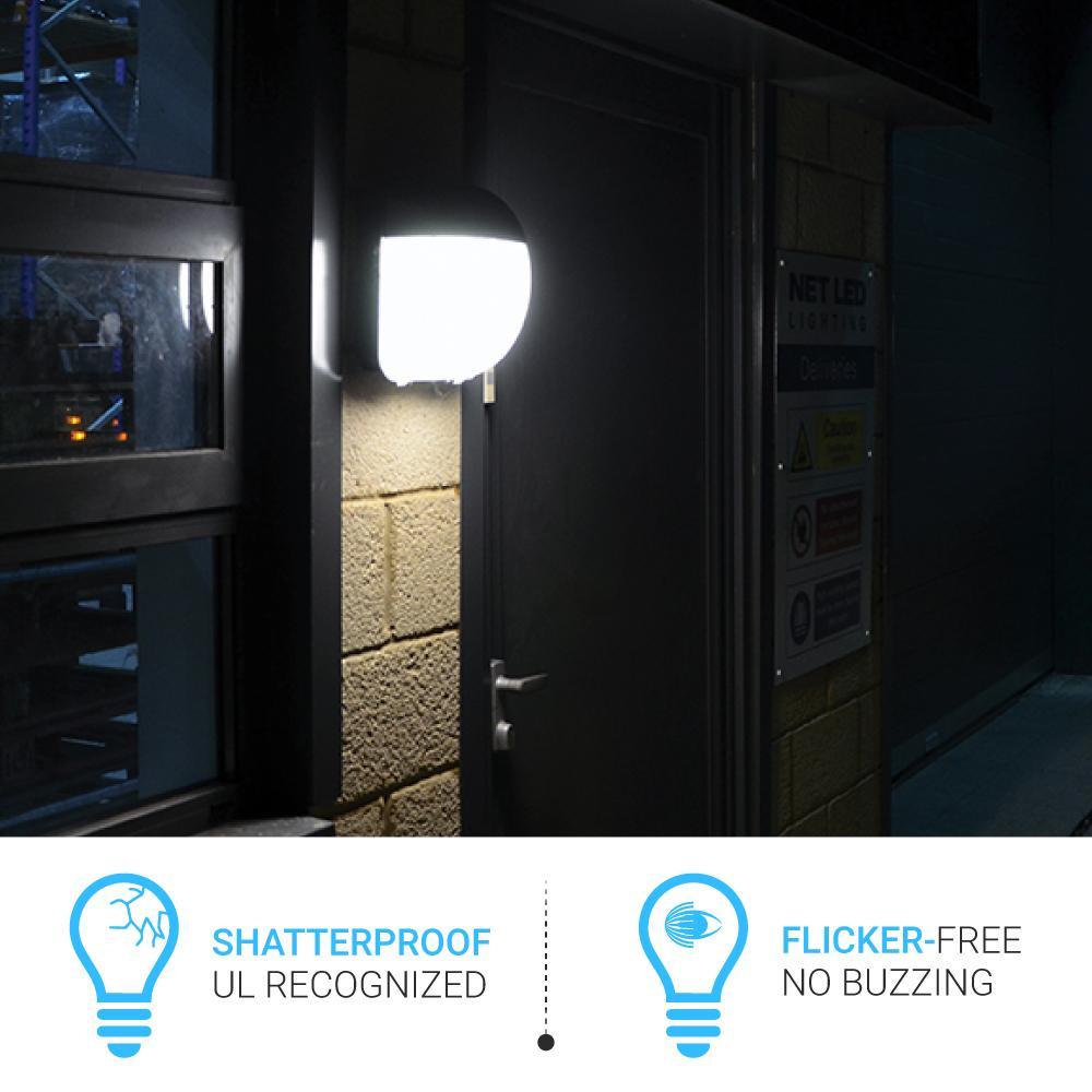 Dusk to Dawn - LED Wall Pack, 13W/18W/26W Wattage Adjustable, 3000K/4000K/5700K CCT Changeable, Outdoor Security Light - BUILDMYPLACE