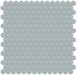 Element Shadow Penny Round Glossy Glass Mosaic - BUILDMYPLACE