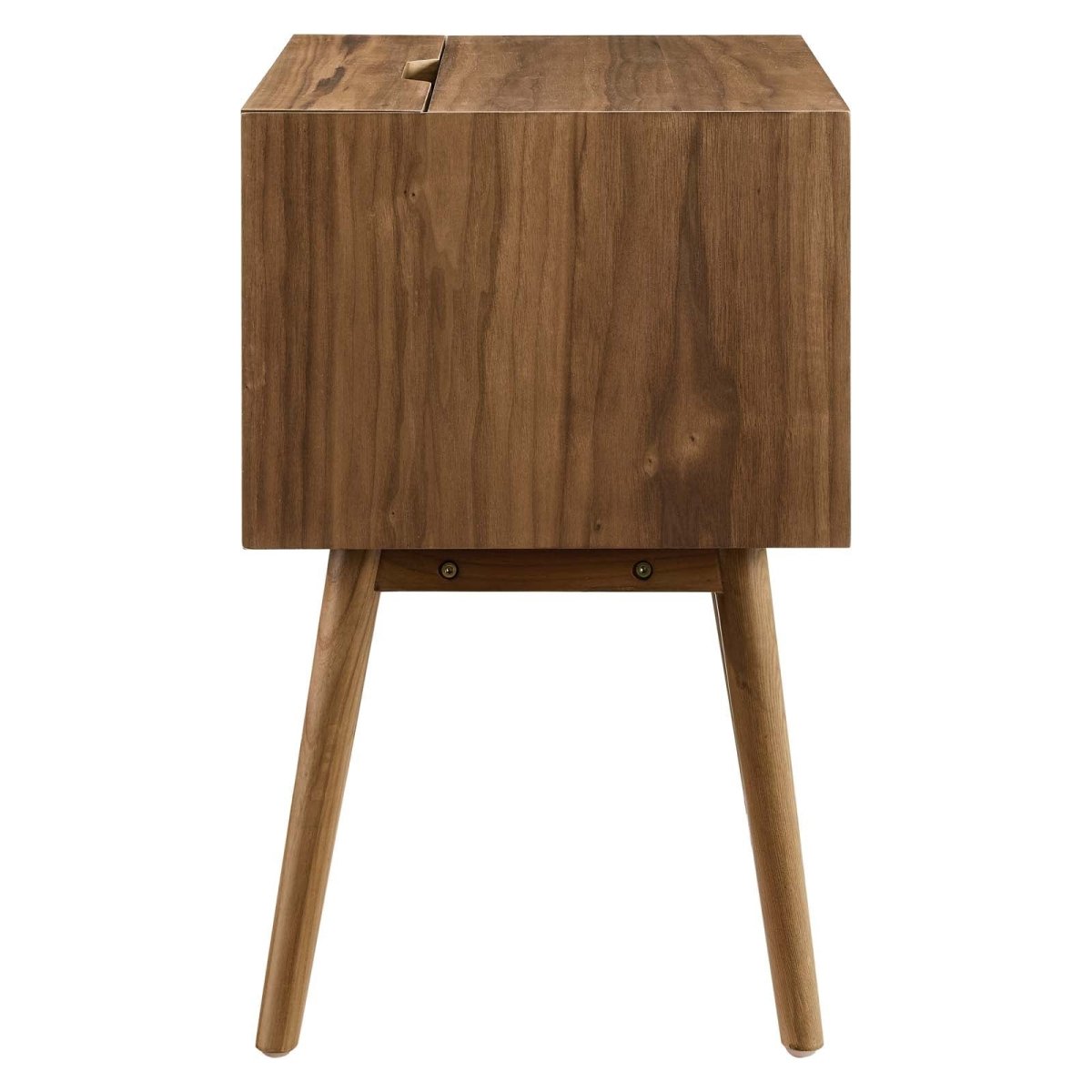 Ember Wood Nightstand With USB Ports - BUILDMYPLACE