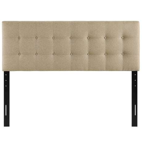 Emily Queen Upholstered Fabric Headboard - BUILDMYPLACE
