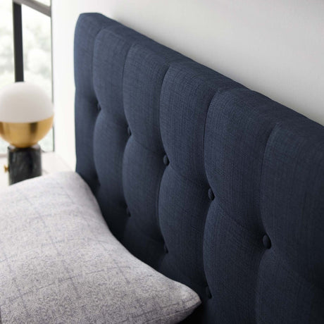 Emily Queen Upholstered Fabric Headboard - BUILDMYPLACE