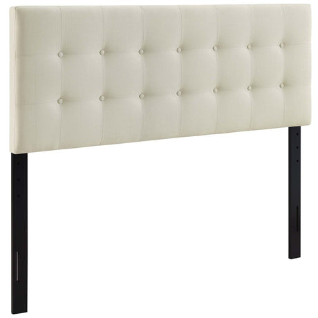 Emily Queen Upholstered Fabric Headboard - BUILDMYPLACE