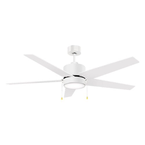EMPIRE 52 inch 5 - Blade Ceiling Fan with LED Light & Pull Chain - LEDMyPlace