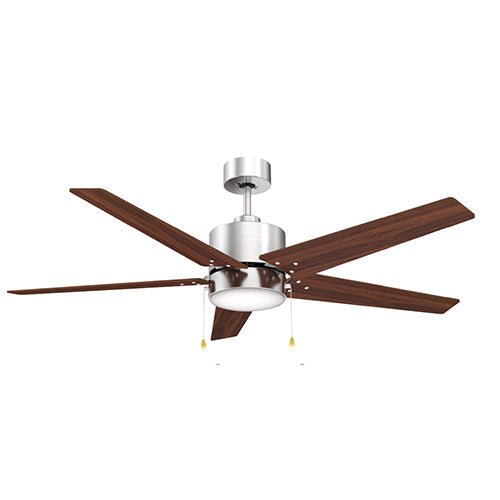 EMPIRE 52 inch 5 - Blade Ceiling Fan with LED Light & Pull Chain - LEDMyPlace