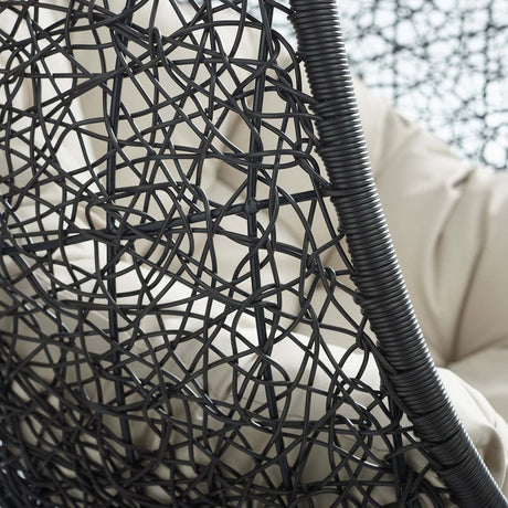 Encase Sunbrella Fabric Swing Outdoor Patio Lounge Chair Without Stand - BUILDMYPLACE