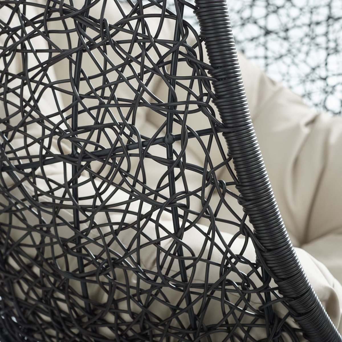 Encase Swing Outdoor Patio Lounge Chair Without Stand - BUILDMYPLACE