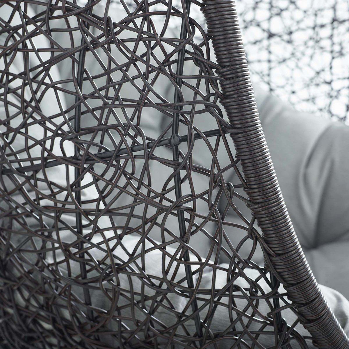 Encase Swing Outdoor Patio Lounge Chair Without Stand - BUILDMYPLACE