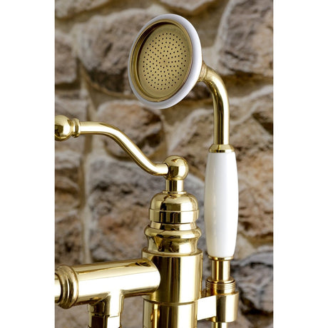 English Country Freestanding Tub Faucet With Hand Shower - BUILDMYPLACE