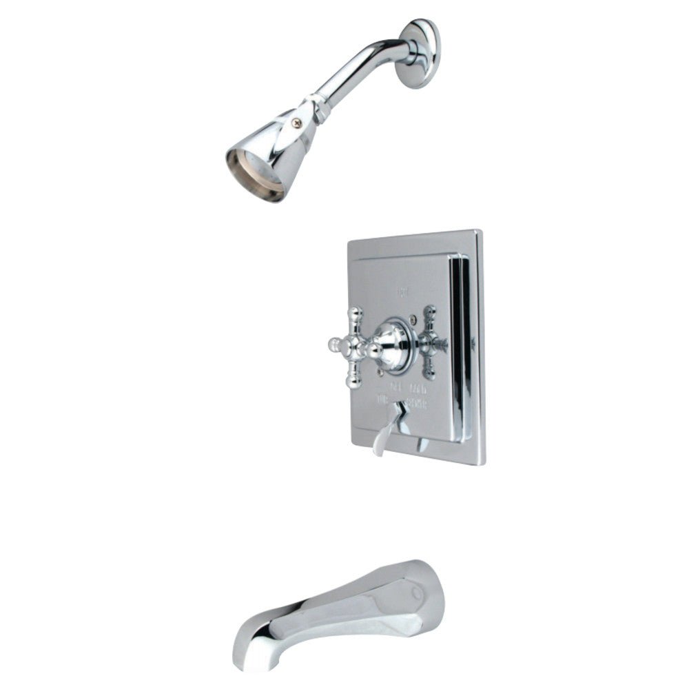 English Vintage Tub & Shower Faucet With Diverter - BUILDMYPLACE