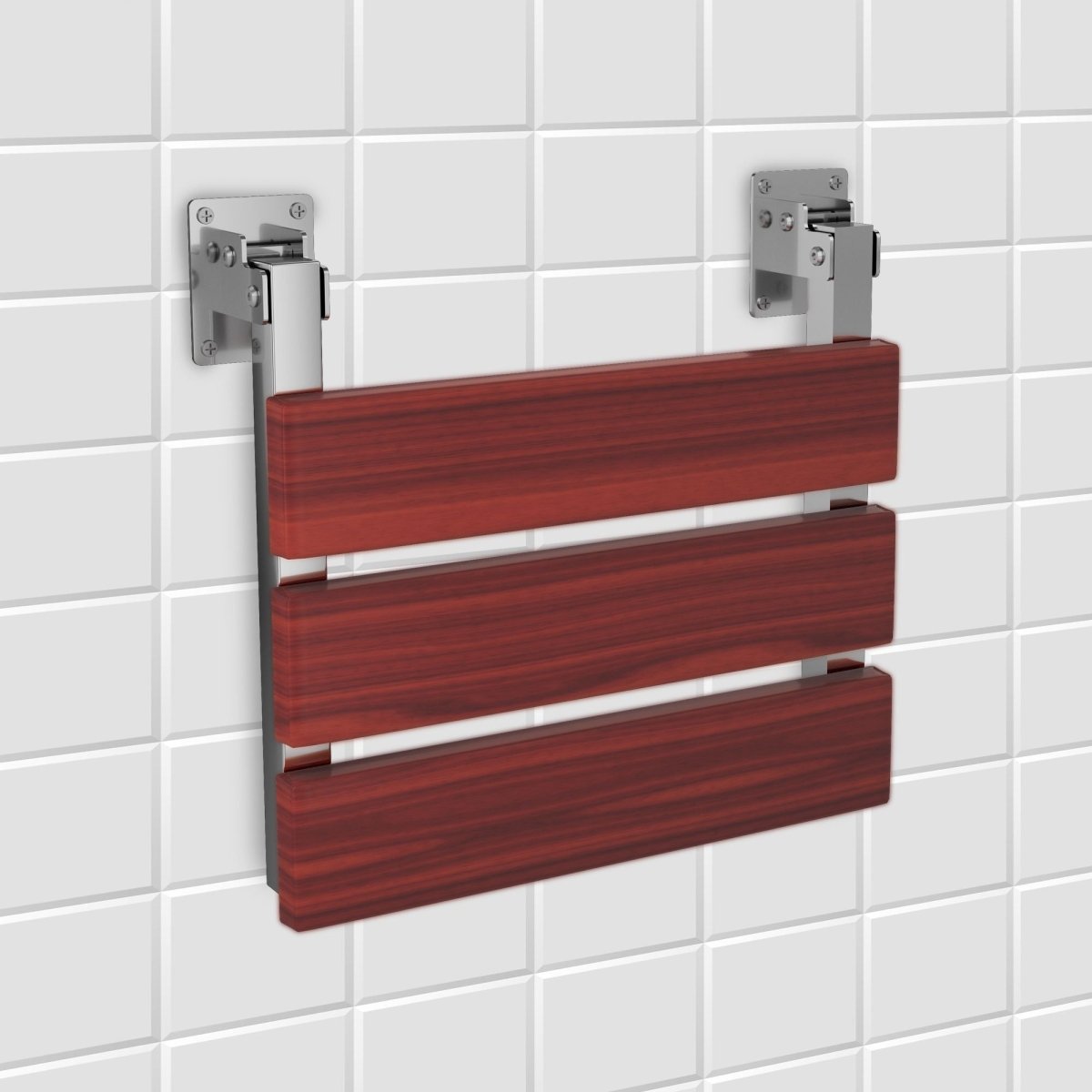 ErgoSeat II, ADA Compliant Bamboo Shower Seat - BUILDMYPLACE