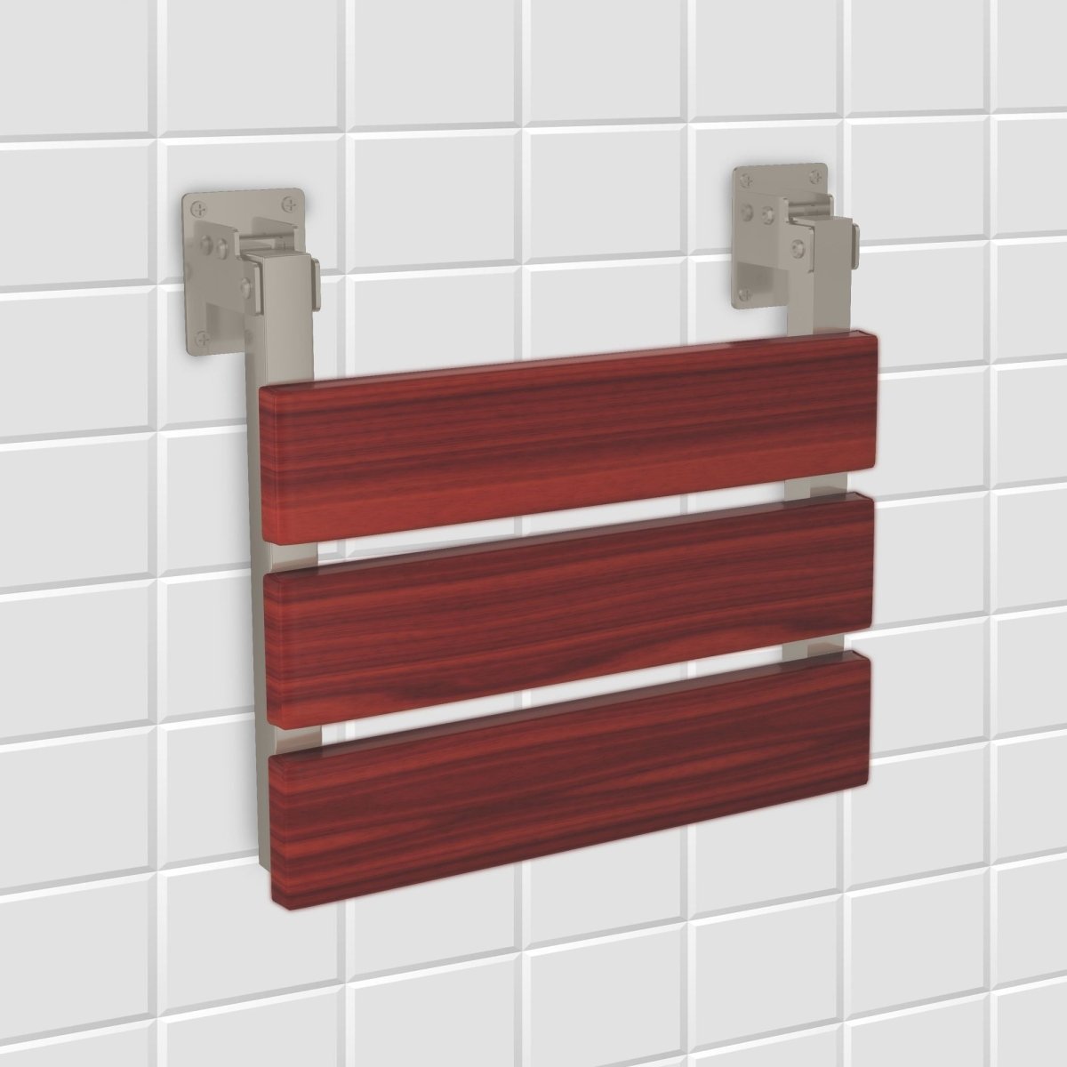 ErgoSeat II, ADA Compliant Bamboo Shower Seat - BUILDMYPLACE