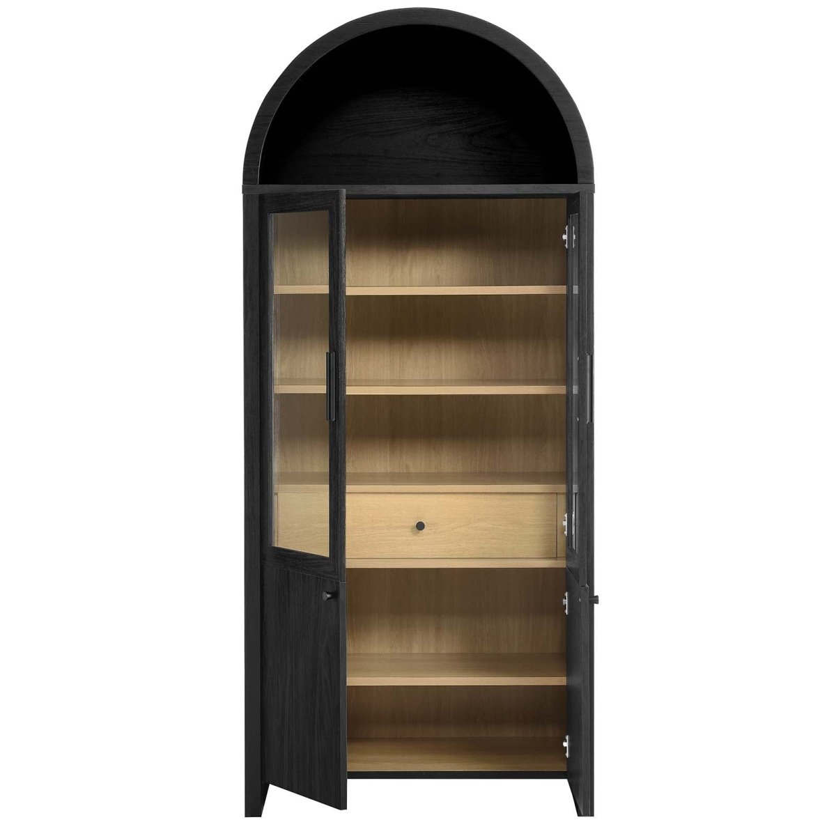 Evie Arched Tall Display Cabinet - BUILDMYPLACE