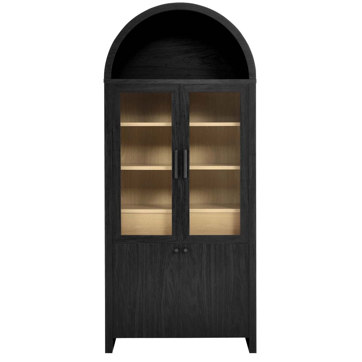 Evie Arched Tall Display Cabinet - BUILDMYPLACE