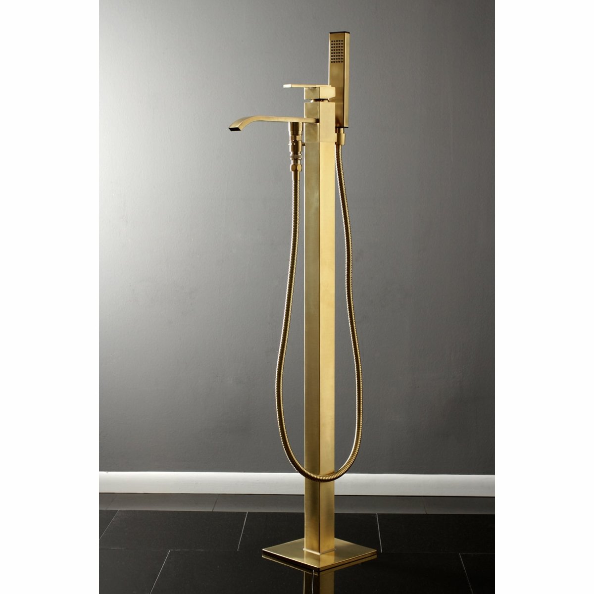 Executive Freestanding Tub Faucet With Hand Shower - BUILDMYPLACE
