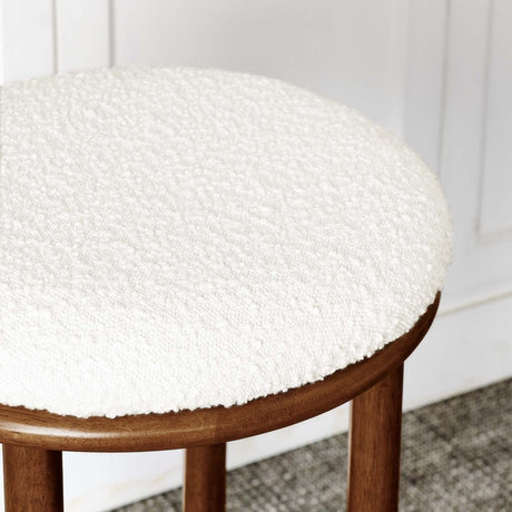 Fable Boucle Fabric Bar Stools - Set of 2 - BUILDMYPLACE