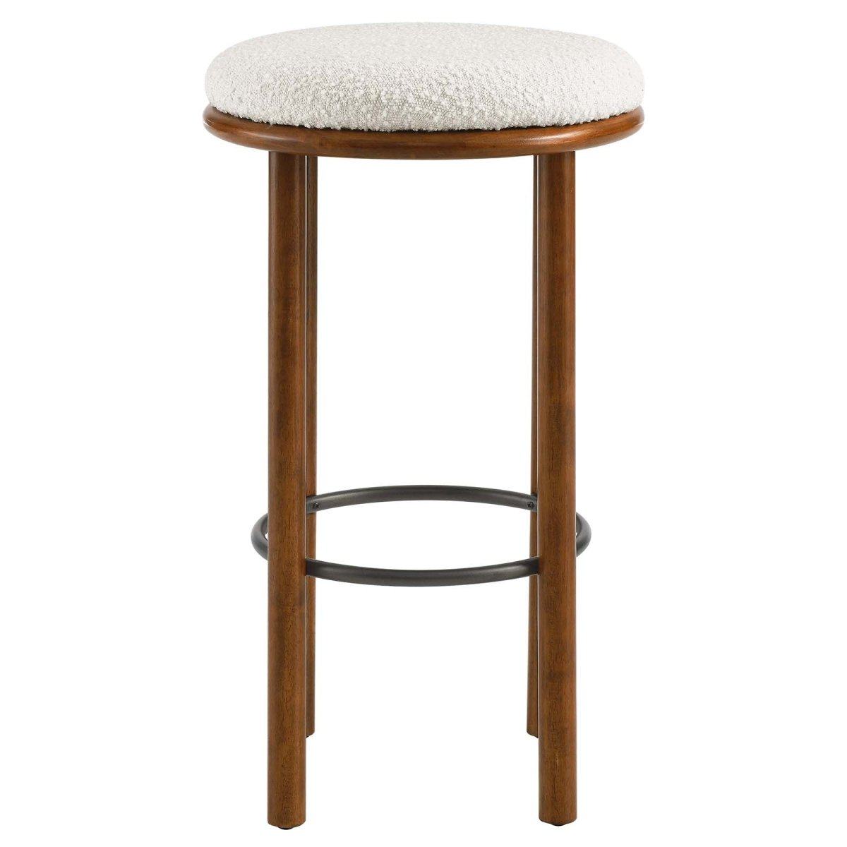Fable Boucle Fabric Bar Stools - Set of 2 - BUILDMYPLACE