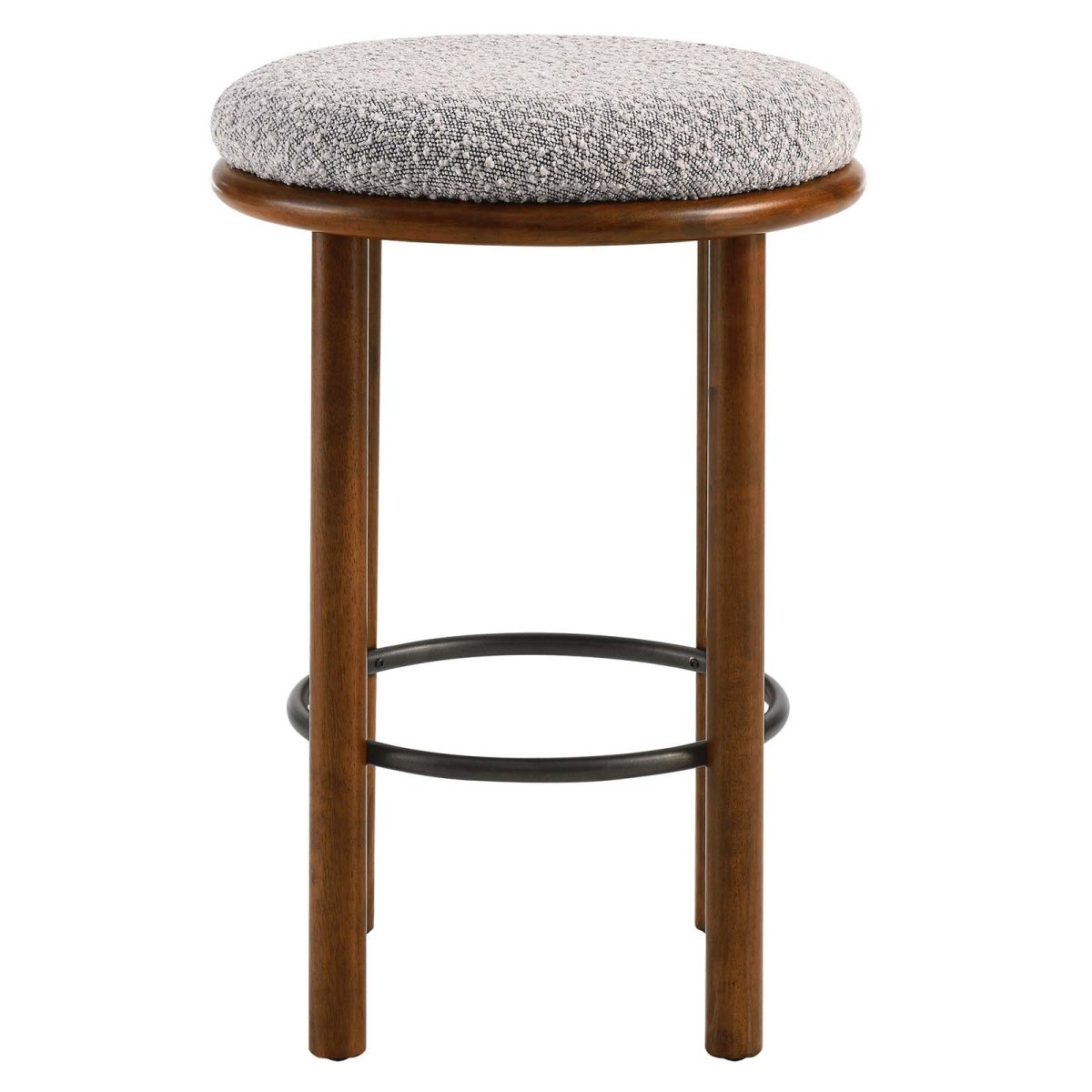 Fable Boucle Fabric Counter Stools - Set of 2 - BUILDMYPLACE