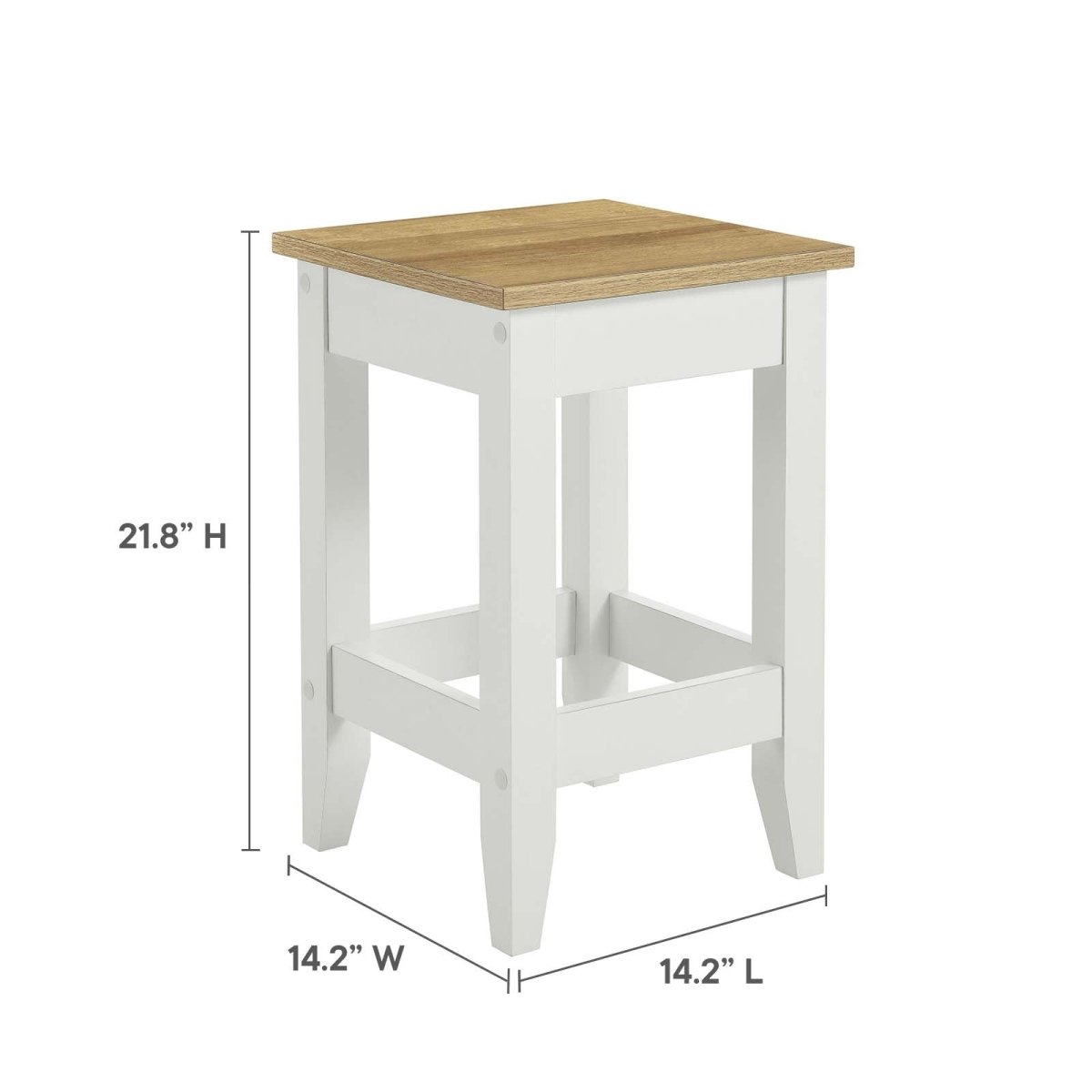 Farmstead 3 - Piece Kitchen Island and Stool Set - BUILDMYPLACE