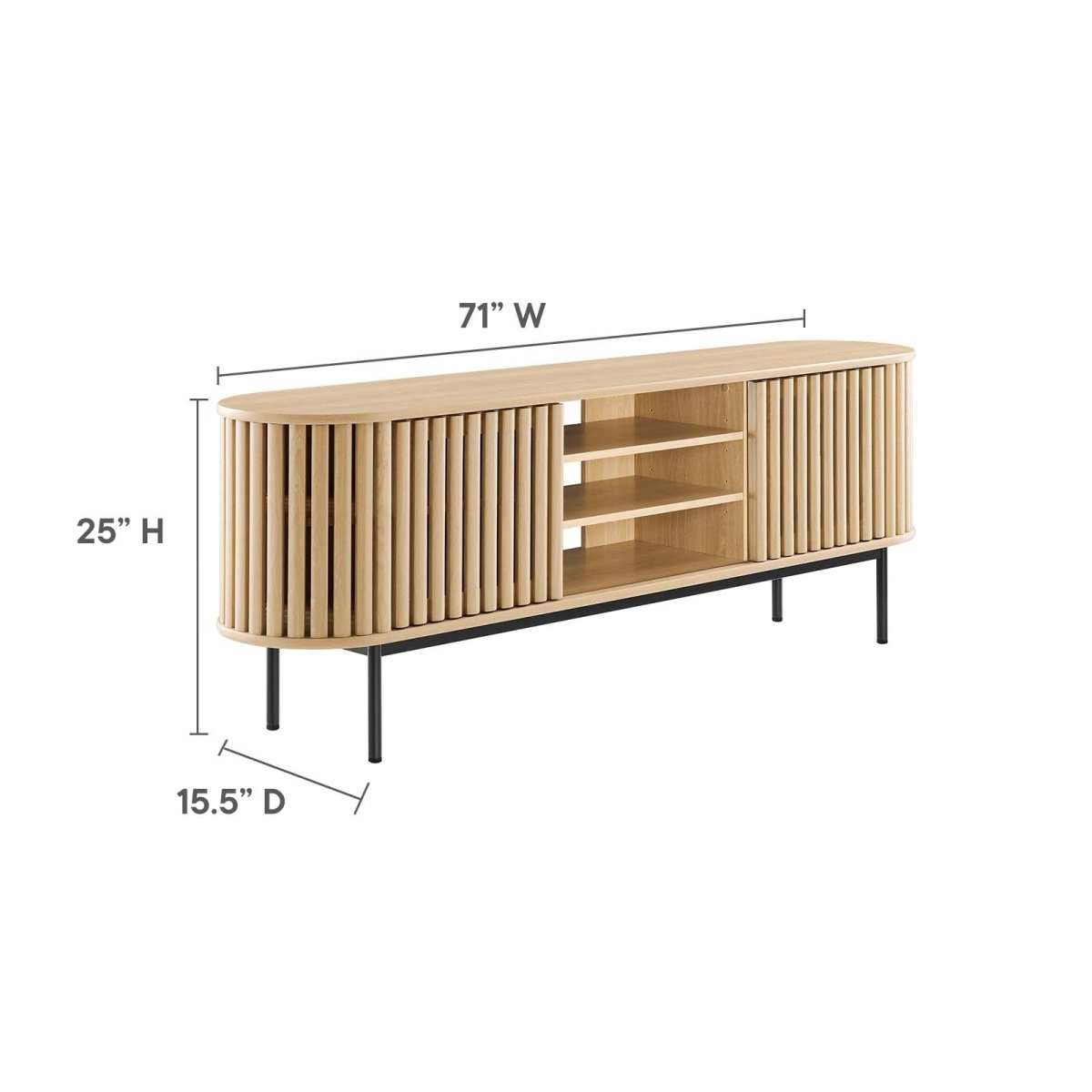 Fortitude 71" TV Stand - BUILDMYPLACE