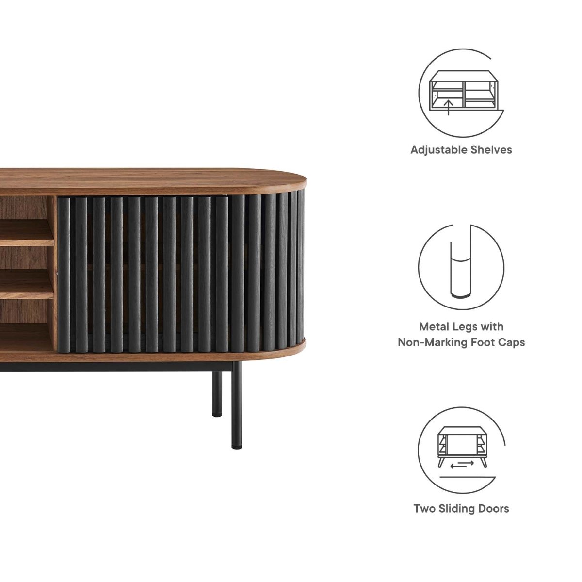 Fortitude 71" TV Stand - BUILDMYPLACE