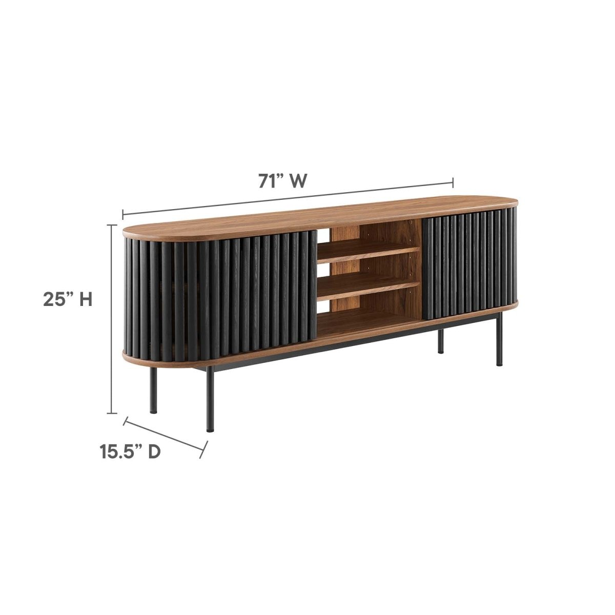 Fortitude 71" TV Stand - BUILDMYPLACE