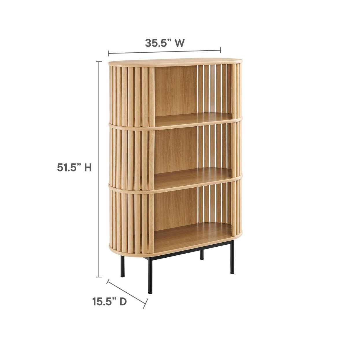 Fortitude Three Tier Display Cabinet - BUILDMYPLACE