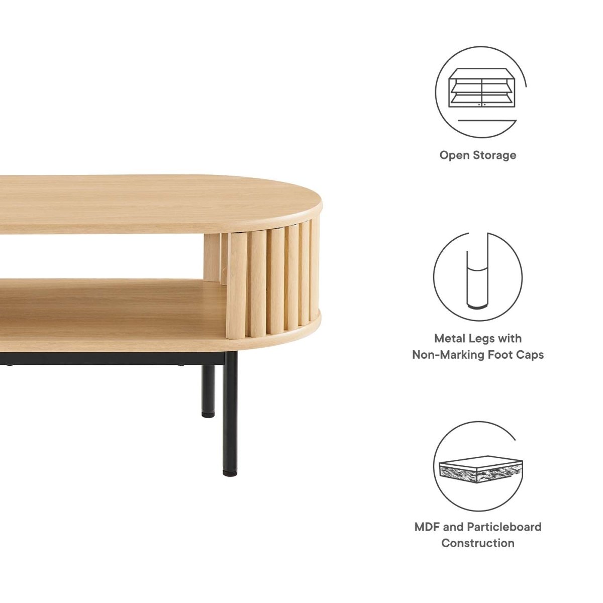 Fortitude Wood Coffee Table - BUILDMYPLACE