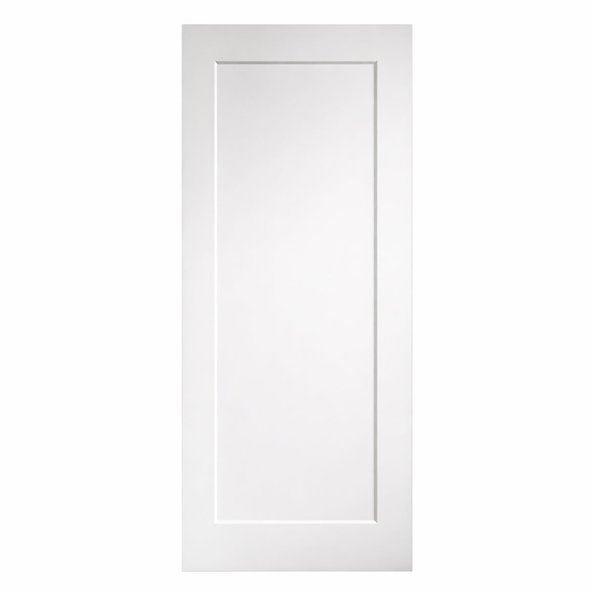 Ivanees 1-Panel Hollow Core Molded Shaker Door Slab - Madison 80 Inch Height