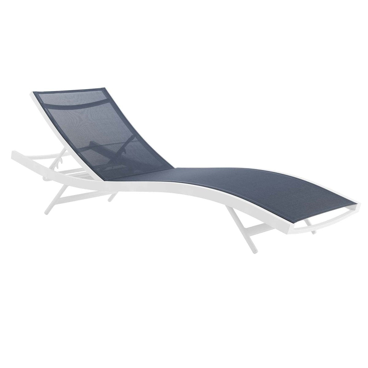 Glimpse Outdoor Patio Mesh Chaise Lounge Chair - BUILDMYPLACE