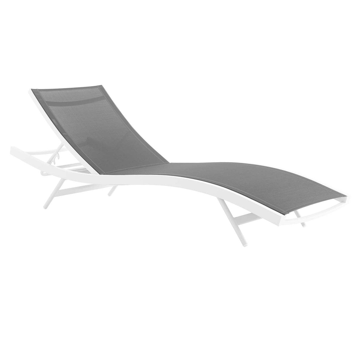 Glimpse Outdoor Patio Mesh Chaise Lounge Chair - BUILDMYPLACE