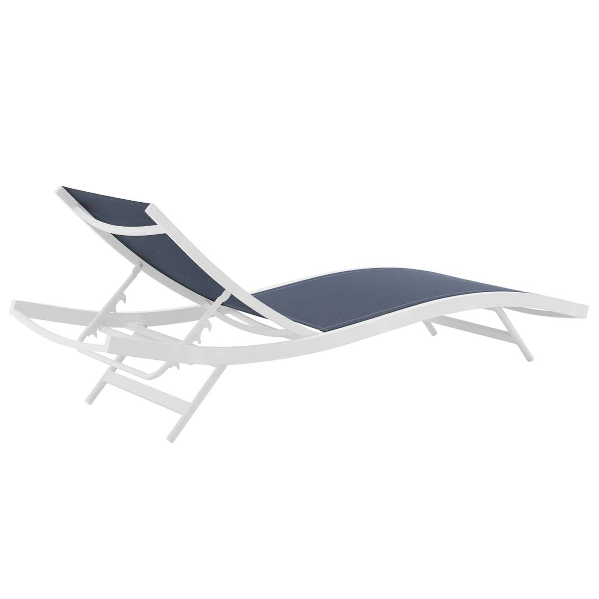 Glimpse Outdoor Patio Mesh Chaise Lounge Chair - BUILDMYPLACE