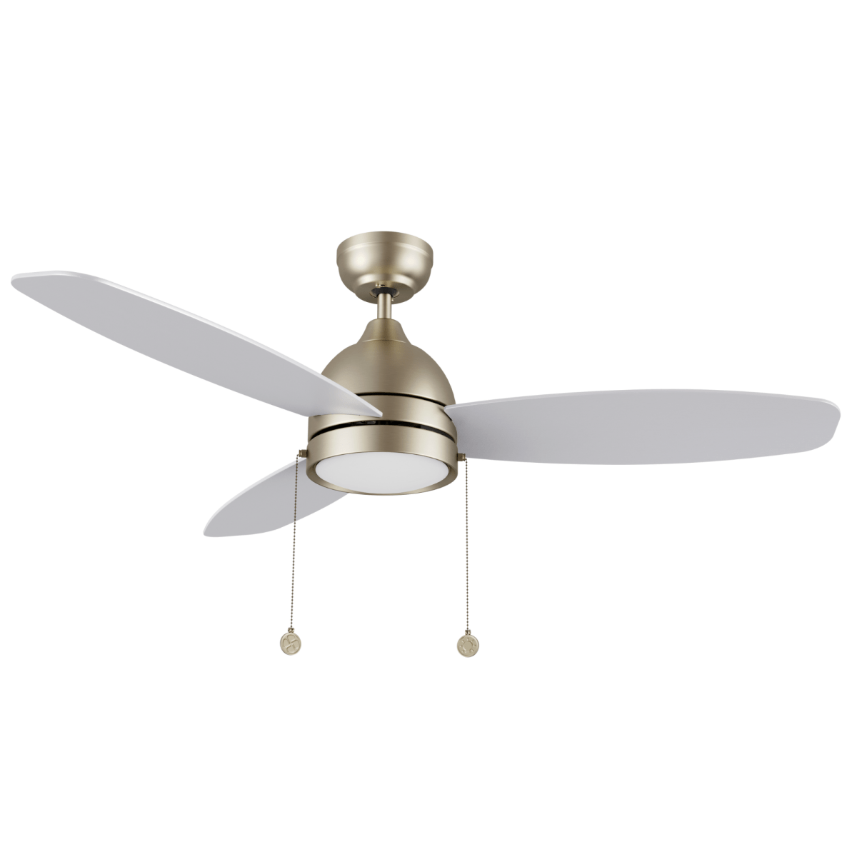 GREENWOOD 52" inch 3 - Blade Ceiling Fan with LED Light & Pull Chain - LEDMyPlace
