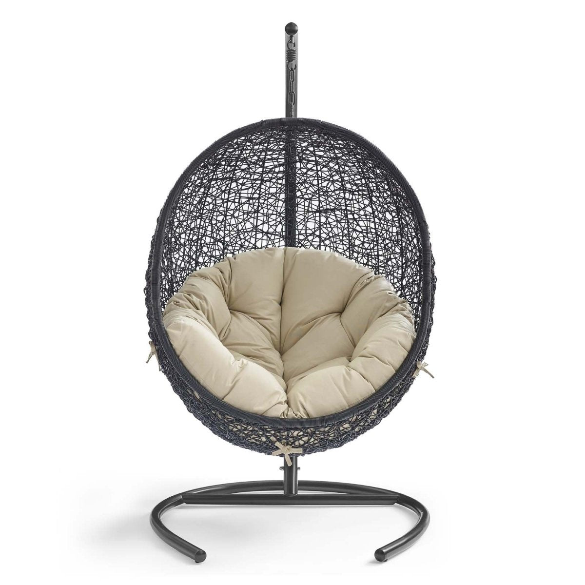 Hanging Basket Swing Chair For Indoor and Outdoor Decor - Encase Swing Outdoor Patio Lounge Chair - BUILDMYPLACE