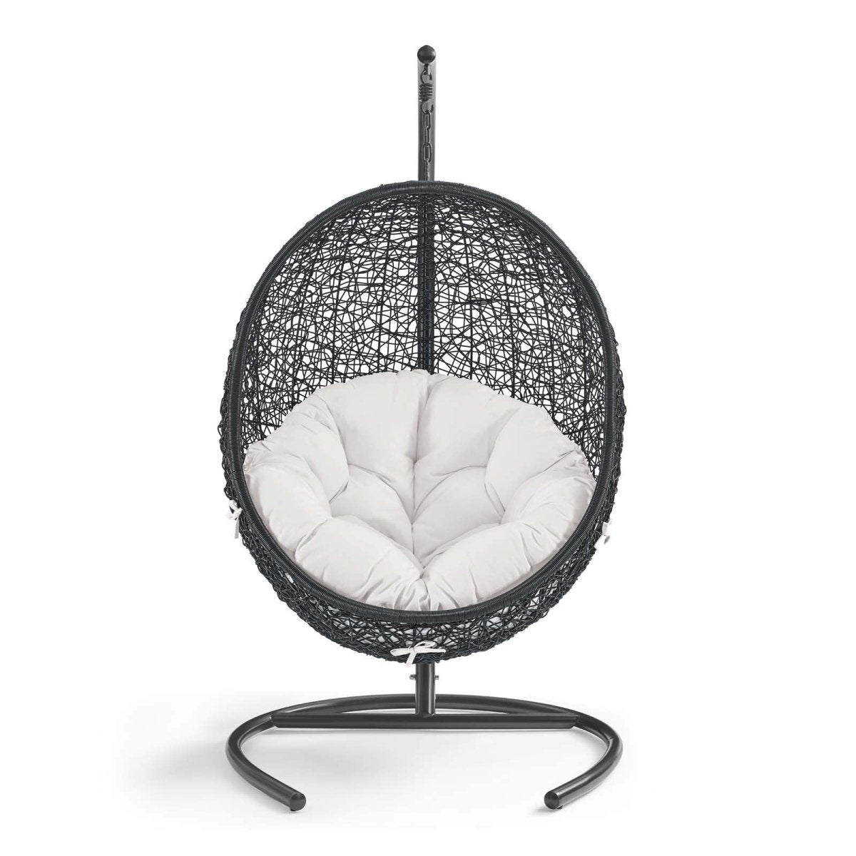 Hanging Basket Swing Chair For Indoor and Outdoor Decor - Encase Swing Outdoor Patio Lounge Chair - BUILDMYPLACE