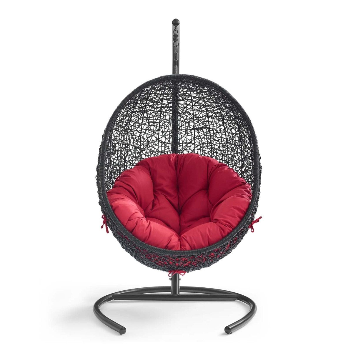 Hanging Basket Swing Chair For Indoor/Outdoor Decor - Encase Swing Outdoor Patio Lounge Chair - BUILDMYPLACE