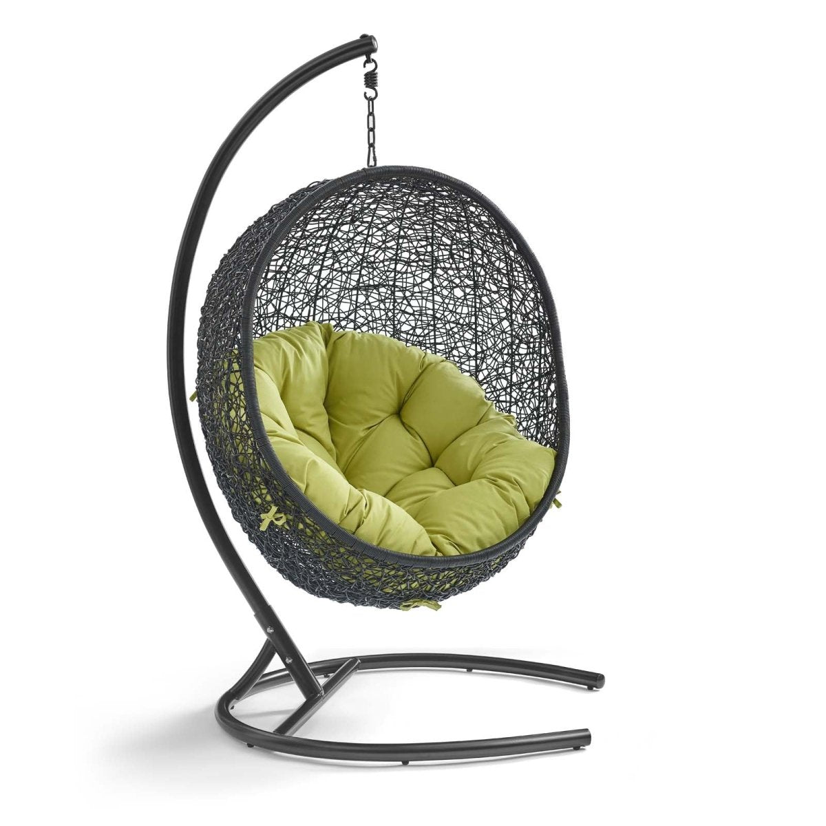 Hanging Basket Swing Chair For Indoor/Outdoor Decor - Encase Swing Outdoor Patio Lounge Chair - BUILDMYPLACE