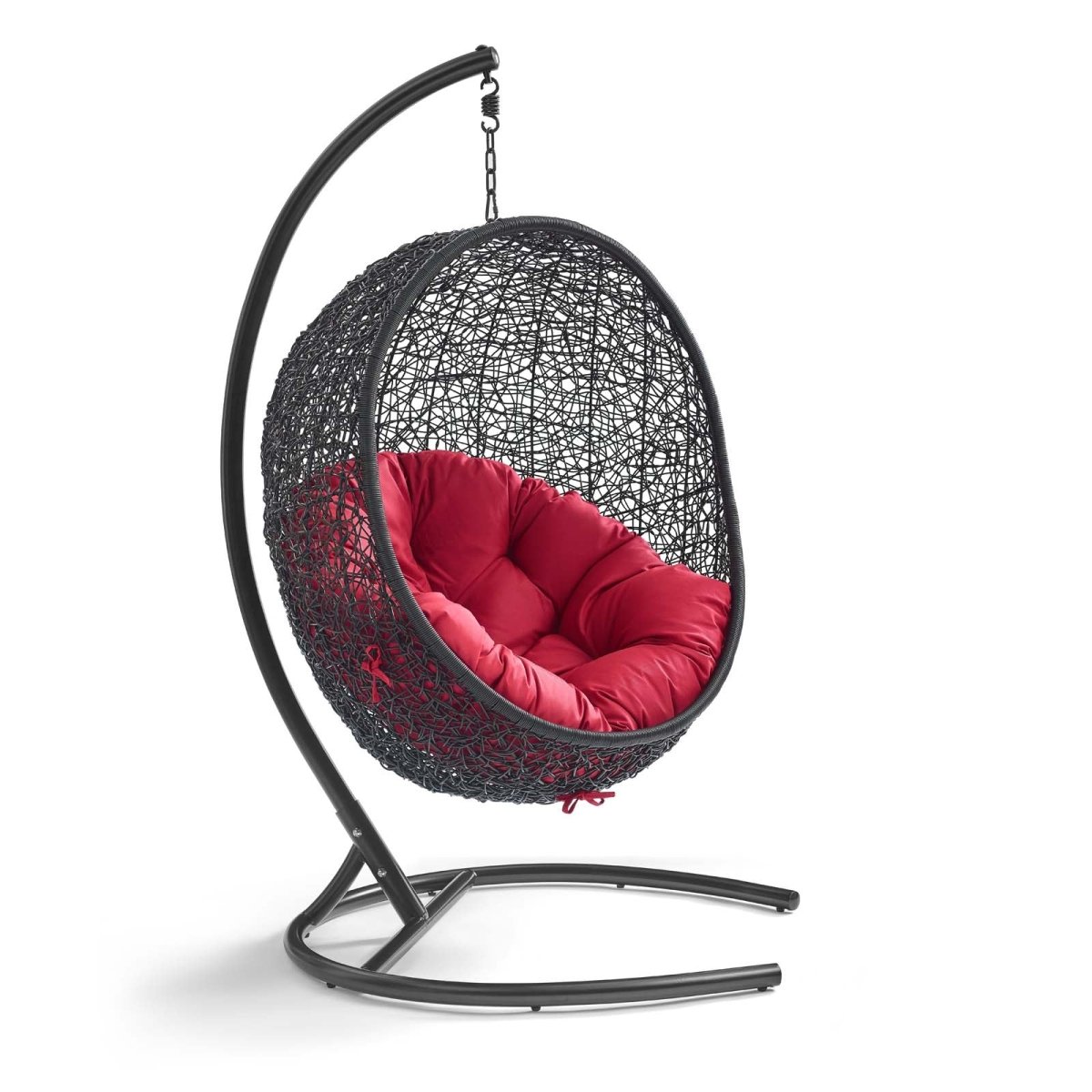 Hanging Basket Swing Chair For Indoor/Outdoor Decor - Encase Swing Outdoor Patio Lounge Chair - BUILDMYPLACE
