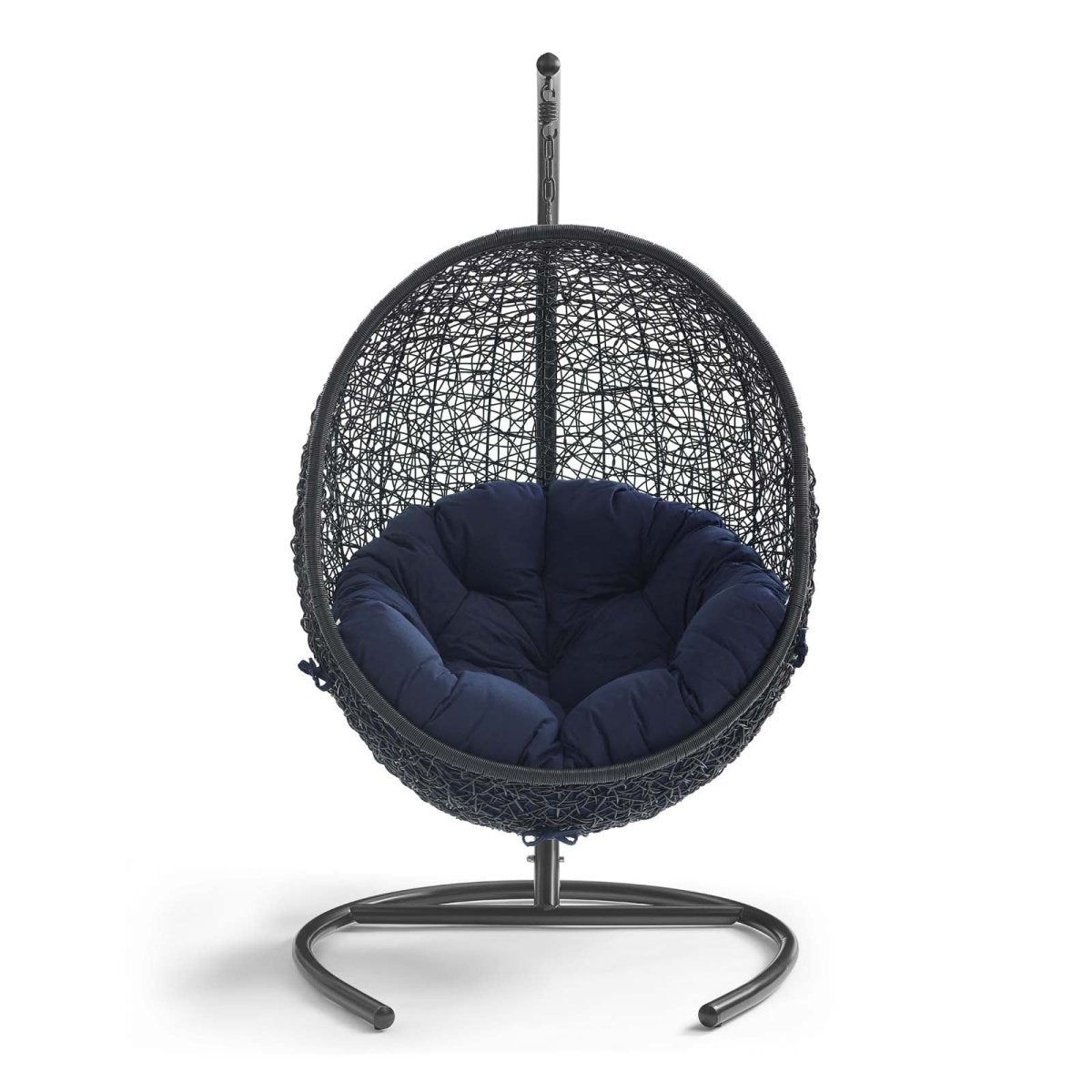 Hanging Basket Swing Chair For Indoor/Outdoor Decor - Encase Swing Outdoor Patio Lounge Chair - BUILDMYPLACE