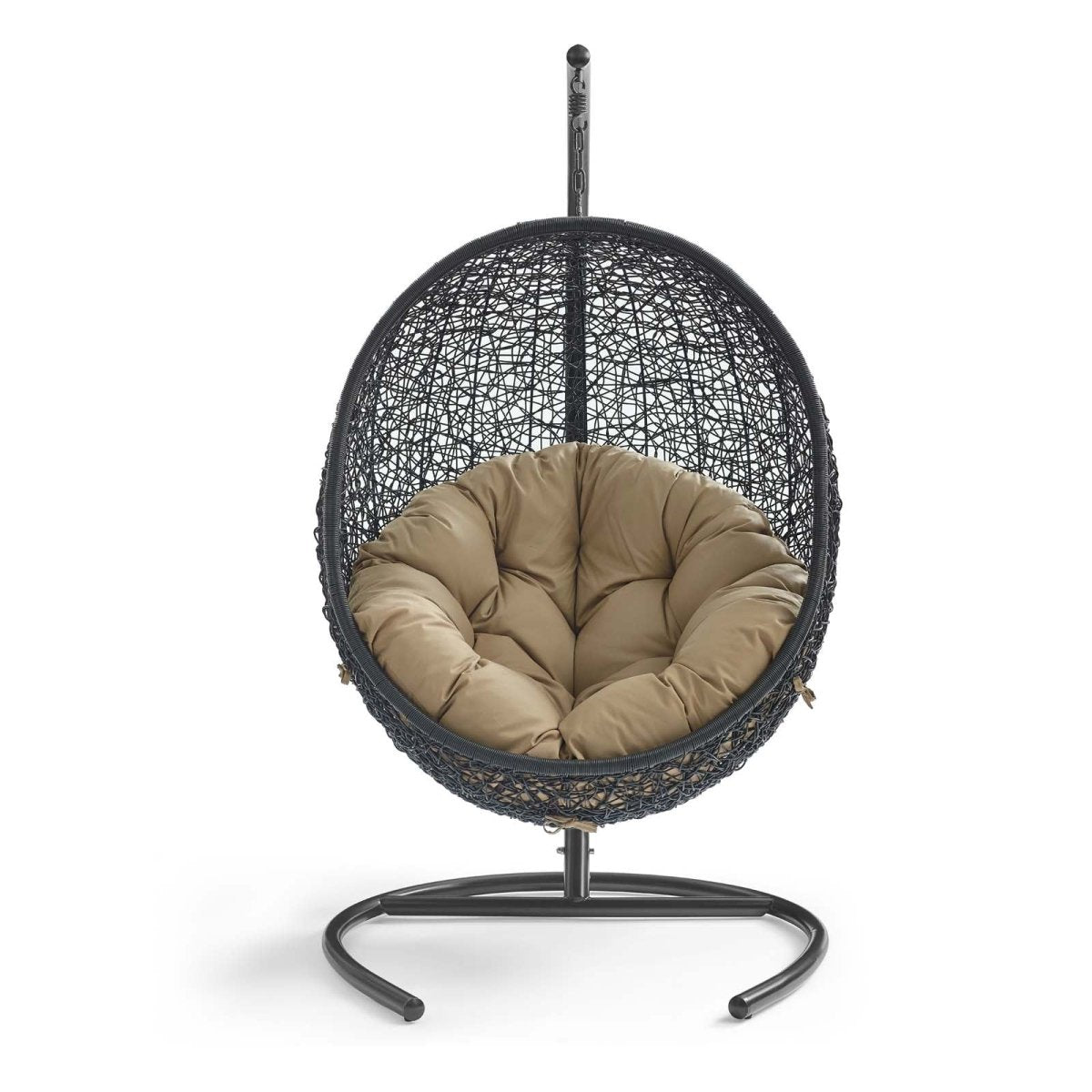 Hanging Basket Swing Chair For Indoor/Outdoor Decor - Encase Swing Outdoor Patio Lounge Chair - BUILDMYPLACE