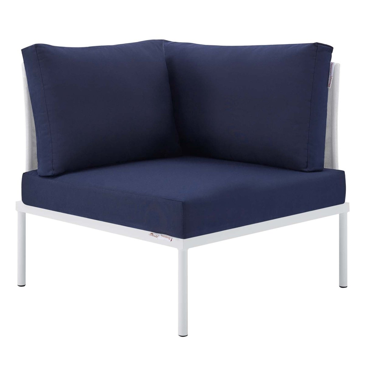 Harmony 7 - Piece Sunbrella Outdoor Patio Aluminum Sectional Sofa Set - BUILDMYPLACE