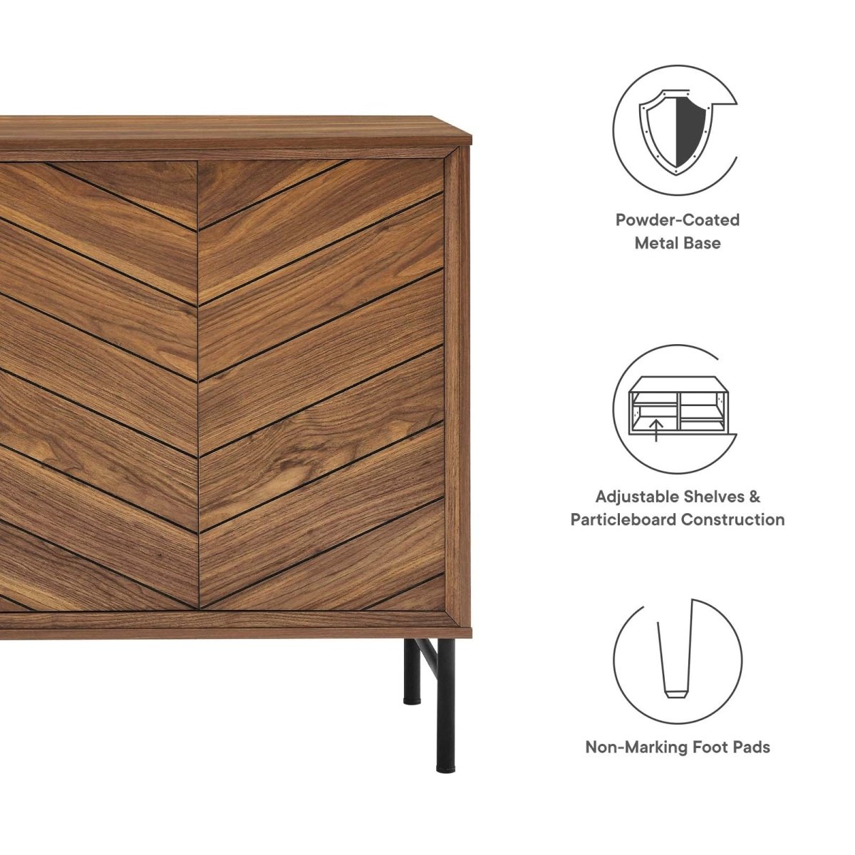 Harper Chevron Sideboard - BUILDMYPLACE