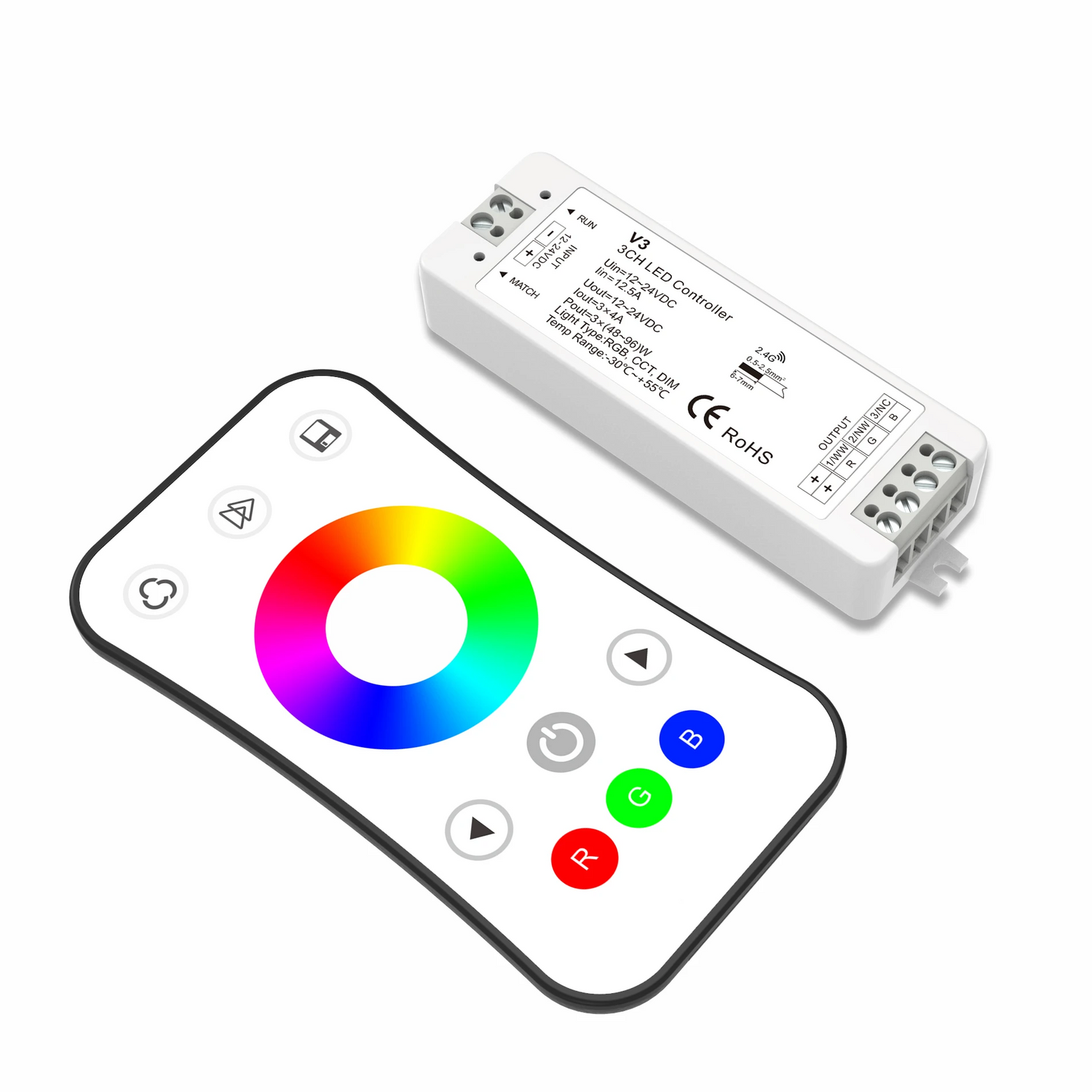 rgb-led-controller-remote-with-dynamic-color-changing-modes
