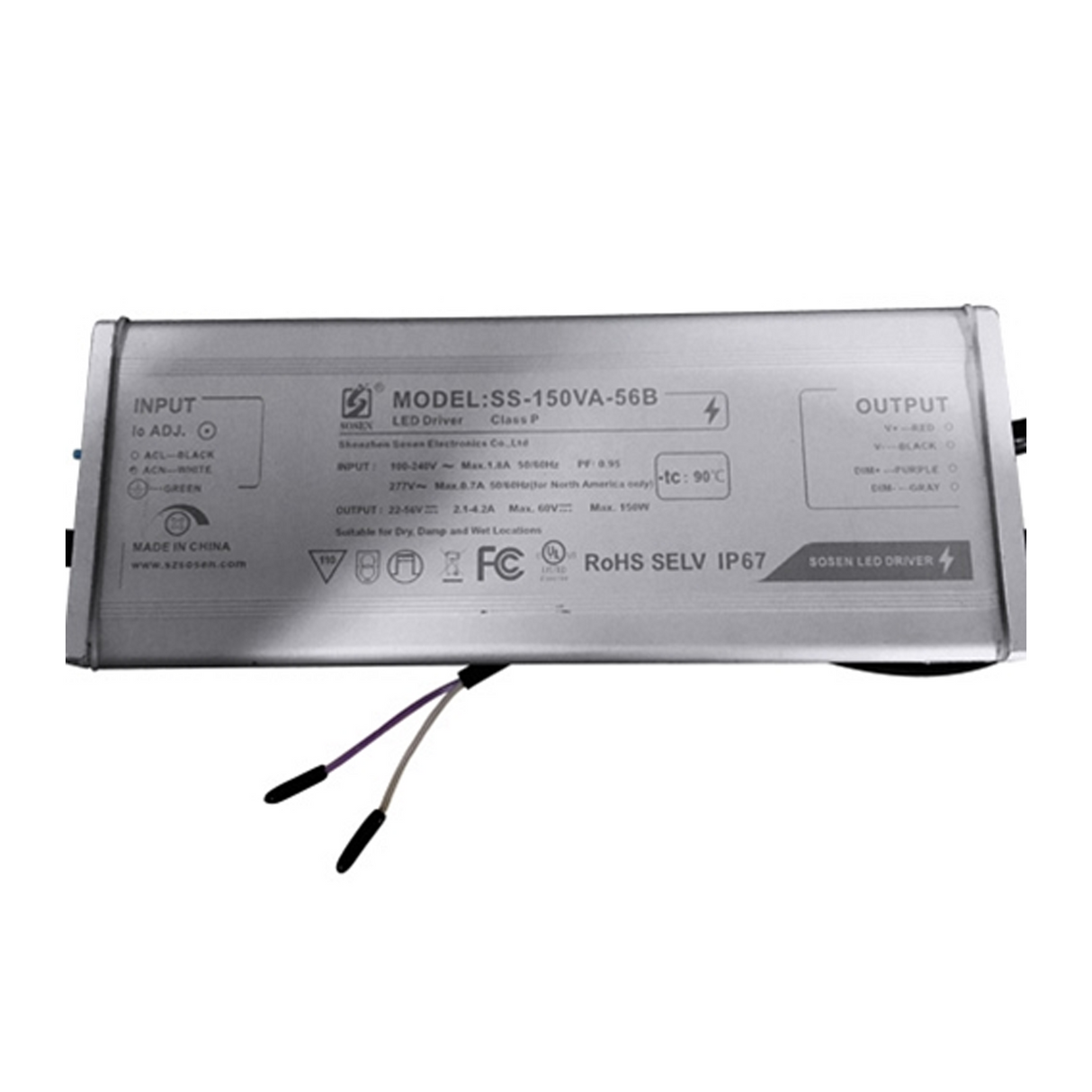 sosen-150va-56b-for-gen7b-shoebox-light-ac100-277v