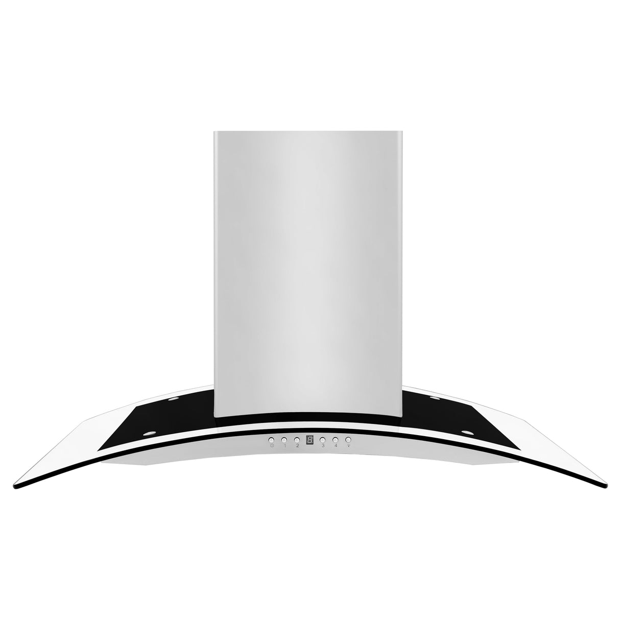 ZLINE 36" Convertible Vent Island Mount Range Hood in Stainless Steel & Glass (GL14i-36)