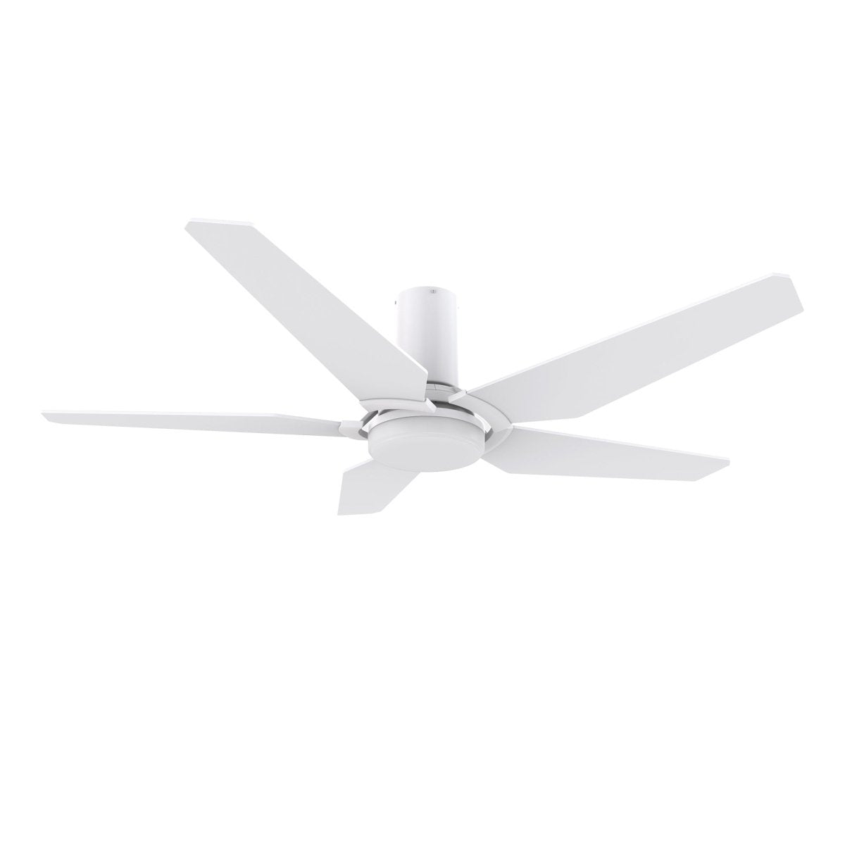 KAJ 52 inch 5 - Blade Flush Mount Smart Ceiling Fan with LED Light & Remote - LEDMyPlace