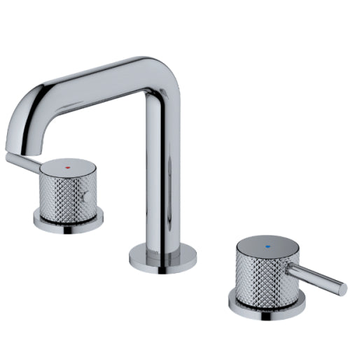 Karran Tryst KBF464 2-Handle Three Hole Widespread Bathroom Faucet with Matching Pop-up Drain in Chrome - KAKBF464C