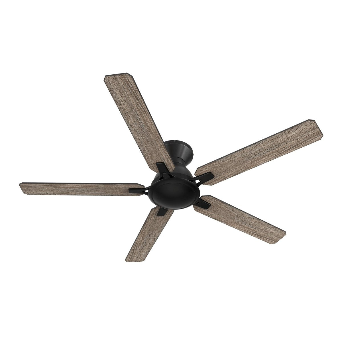 Kipton 52 inch 5 - Blade Ceiling Fan with Remote Control - Black/wooden/Walnut - LEDMyPlace
