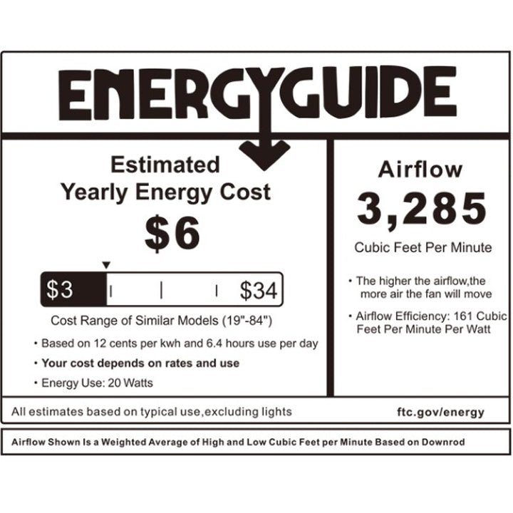 KREIS 52 inch Flush Mount 3 - Blade Smart Ceiling Fan with Remote & LED Light - LEDMyPlace