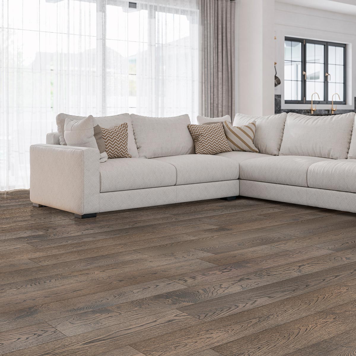 Ladson Atwood 7-1/2 x 75 in 1/2 in White Oak Engineered Hardwood