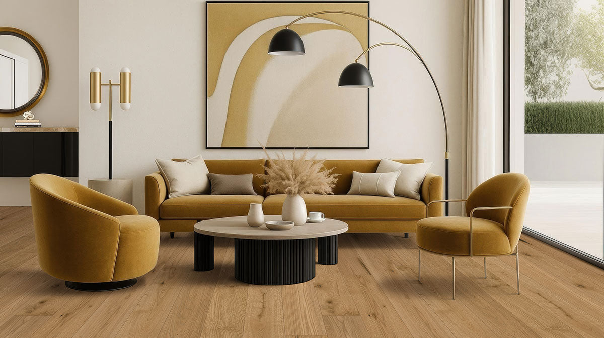 Ladson Leander Oak 7-1/2 x 75 in 1/2 in White Oak Engineered Hardwood